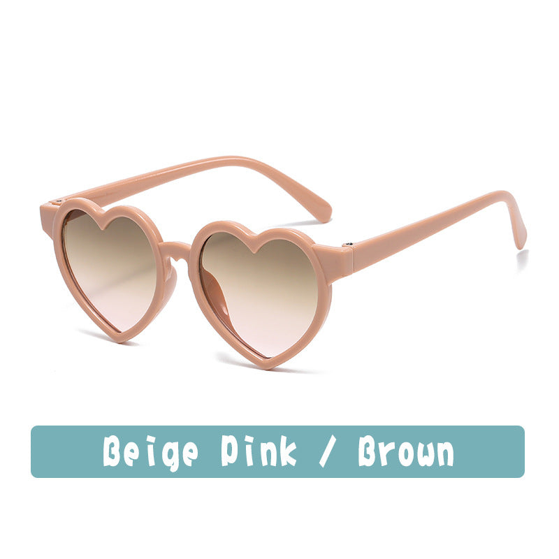 Wholesale Cute Heart Kids Sunglasses AC